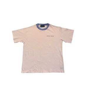 Homme + Femme Mens Light Pink Tee Size Large